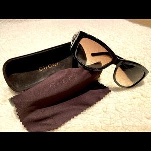 Sold Gucci square sunglasses
